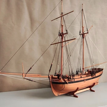 Дървен комплект от модели на лодки 