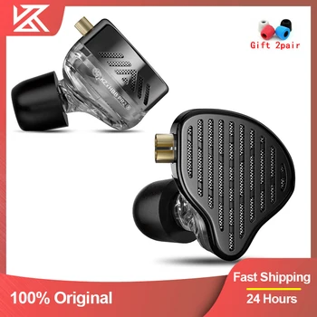 KZ X HBB PR2 плоски ушите на водача, спортни слушалки, 13,2 мм, големи включване на слушалки, Hi-Fi бас мониторные слушалки