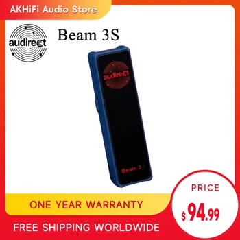Hilidac Audirect Beam 3S Портативен Усилвател за слушалки 4,4 мм Бал ESS9281 AC MQA КПР 32Bit 768 khz Hi-Res УСИЛВАТЕЛ Beam3s