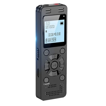 Диктофон в 32 GB, дръжка за лекции, срещи, устройство за запис с гласово активиране, аудиомагнитофон с възпроизвеждане парола