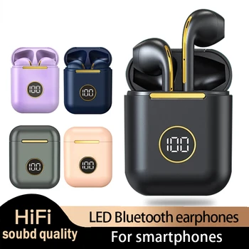 X1 Tws Безжични слушалки Bluetooth версия 5.0, истинска стерео спортна детска слушалки, втулки с микрофон, сензорно управление, Hi-Fi за Android и IOS