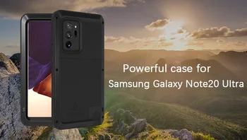 За Samsung Galaxy Note 20 ултра мощен устойчив на удари грязезащитный водоустойчива метална блиндирана калъф за Galaxy Note 20 Ultra