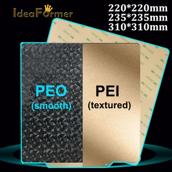 IdeaFormer Нова Спалня С Подгряване на PEO-PEI/Пружинни Стоманени Лист PEI Легло 220/235/310 мм за 3D Принтера На 3 Актуализация На 5
