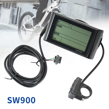 24-72 В SW900 LCD Дисплей Панел Метър Контролер за Електрически Велосипеди Брояч Контролер За Електрически Велосипед E-bike Замяна