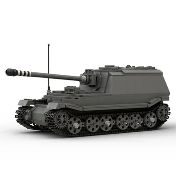 979 бр. WW2 Военен MOC Мащаб 1:34 Модел на танк 