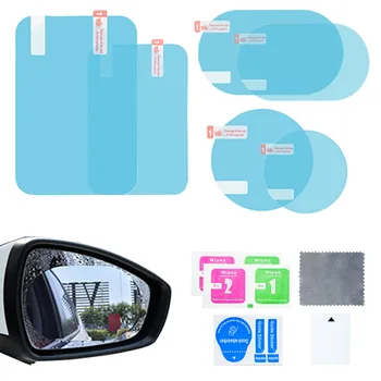 1 бр., автомобили непромокаемая фолио, стикер на огледалото за обратно виждане, непромокаемая филм, прозрачна, за да се защитим водоустойчиви етикети, защитни аксесоари за автомобили