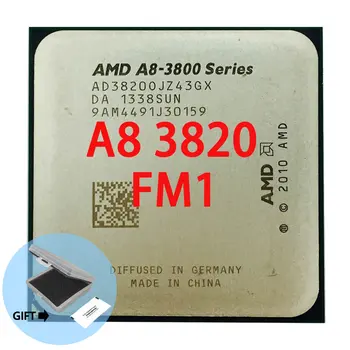Четириядрен процесор AMD A8 серията A8-3820 2,5 A8 3820 Ghz с процесор AD3820OJZ43GX Socket FM1 AD3820 AD 3820 AD-3820