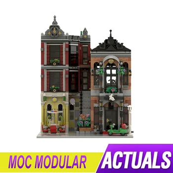 MOC-134365 Downtown Magic Shop Съвместим 10312 Модулен Дизайнер 