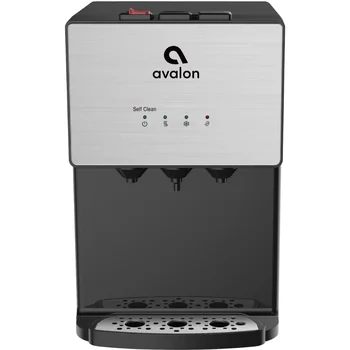 Avalon Premium 3-Температурен Самопочистващ Диспенсер за вода, Без Бутилки На Масата - Водна Помпа За напитки От Неръждаема Стомана