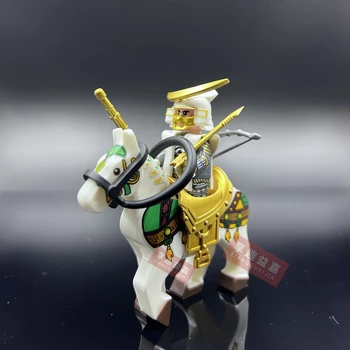 Анимация Японски самурай Стрелец Средновековни Рицари градивните елементи на мини Модел екшън фигурки за Сглобяване на Тухли, Детски играчки, Подаръци