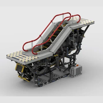 MOC-90743 Мотор Ескалатор, автор на Таканори Хашимото, Модел Градивен елемент, Електрическа Играчка-Пъзел, Подарък За Деца