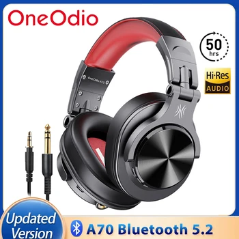 Безжични слушалки Oneodio Bluetooth 5.2, опънат професионални студийни слушалки DJ, преносима слушалка за запис на музика върху монитора