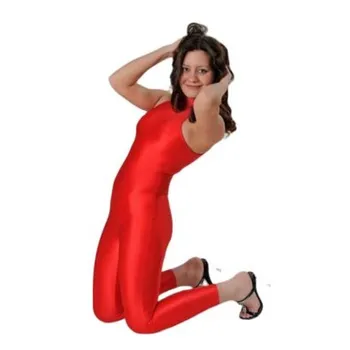 Жена едно парче гащеризон с висока яка, чорапогащи от еластична ликра, дрехи за гимнастика тренировки, може да се създаде по индивидуална заявка