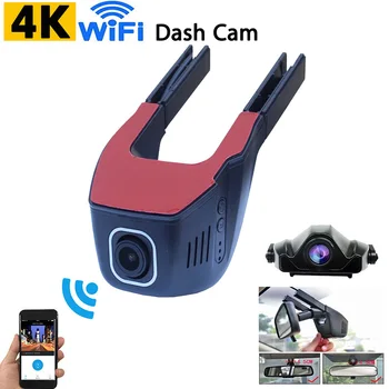 Автомобилен видеорекордер 4K един dashcam камера видео за Volkswagen, Honda, Mazda, Mitsubishi Opel, Hyundai, Kia, Toyota App Control SONY IMX335