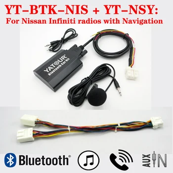 Yatour музикален MP3-чип Qualcomm Bluetooth адаптер телефонен разговор за Nissan Infiniti