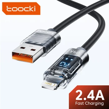 Дисплей Tooki USB кабел за iPhone 11 12 13 14 Pro Max Xr Xs X 8 20 W кабел за зарядно устройство със скоростта на светлината за зареждане на ipad, Macbook