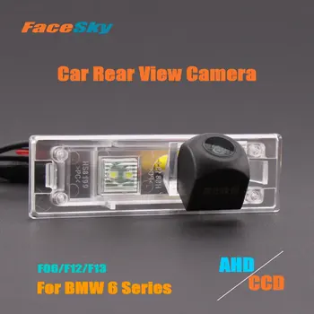 Автомобилна Камера FaceSky За BMW 6 series E63/E64 F06/F12/F13 Камера за задно виждане AHD/CCD 1080P Аксесоари за паркиране на изображения