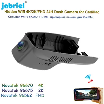 Jabriel Auto Автомобилен Видеорекордер 4K 2160P Видеорекордер За Cadillac SRX 2013 2014 2015 WIFI 24 ЧАСОВ Мониторинг паркиране 2K Dash Cam Автомобилна Камера