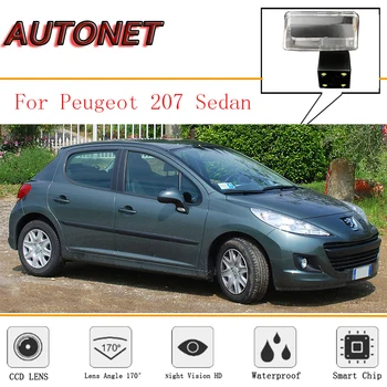 Камера за задно виждане AUTONET За Peugeot 206 Седан Peugeot 207 CCD/Резерв Парковочная Помещение/4 светодиода/Нощно виждане/Камера регистрационен номер