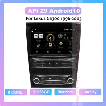 COHOO За Lexus GS300 1998-2003 Android 10,0 Восьмиядерный 8 + 256G 1280*720 Автомобилен Мултимедиен Плейър, Стерео Радио Приемник