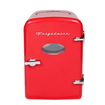 Преносим мини-хладилник Frigidaire в ретро стил, много голям, на 9 кутии, EFMIS175, червен
