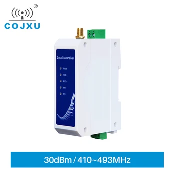 Супер Suzan DIN-рейк RS485 SX1262 433/470 Mhz 30 dbm захранване ac 85-265 В Безжична радиостанцията данни Cojxu E96-DTU (400SL30-485)