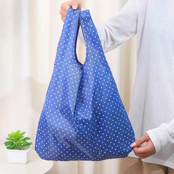Удобна сгъваема чанта за пазаруване, чанта за пазаруване в супермаркета, сгъваема пазарска чанта от плат Оксфорд