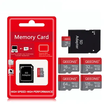 Микро Памет SD TF Карта 512 GB, 256 GB И 128 GB Флаш карта class10 Карта памет CardA1 V10 Видео карта 8 GB 16 GB 8 GB 32 GB 64 GB Подарък адаптер