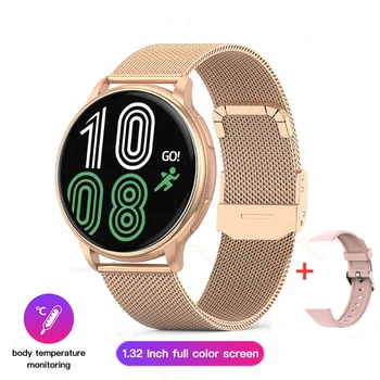 Новите смарт часовници женски с пълен сензорен екран Спортни фитнес IP67 водоустойчив Bluetooth часовници за Android и IOS Smartwatch женски мъжки