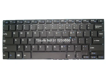 Клавиатура за лаптоп HKC N13RA английска-АМЕРИКАНСКА, черна без рамка Нова