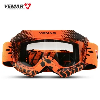 VEMAR, цветни матови професионални детски аксесоари за мотокрос очила, офроуд байк, детски вело очила
