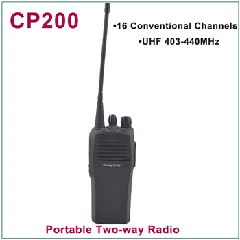 Абсолютно чисто нов преносим двупосочен радио CP200 UHF 403-440 Mhz с 16 обичайните канали (за Motorola)