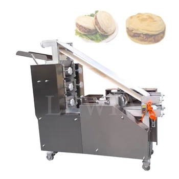 Битова машина за приготвяне на тесто за пица от неръждаема стомана, електрически преса за печене, роликовая машина за раскатки тестени изделия