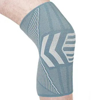 Компрессионный ръкав до коляното, еластичен трикотажный който поддържа ръкав за защита на коляното, спортно оборудване, нескользящие велосипедни коленете, за жени и за