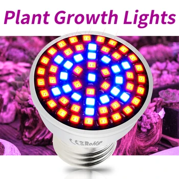 48 Led E27 LED Семена от Цветя Растения Хидропонно E14 GU10 Лампа за отглеждане на B22 Лампа Пълна Гама от MR16 Фитолампа Лампа За отглеждане на